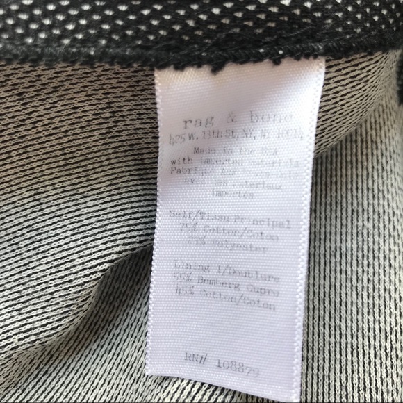 Rag & Bone Enigma Fit & Flare Cotton Blend Dress - Picture 10 of 10